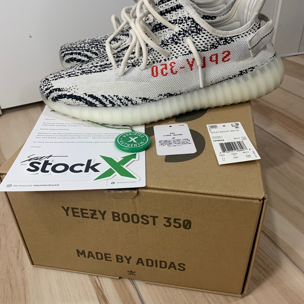 Yezzy 350 zebra size 11